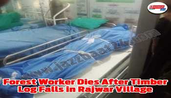 Forest Worker Dies After  Timber Logs Falls in Rajwar Village 