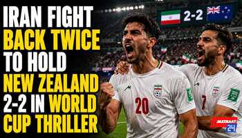 Iran Fight Back Twice to Hold New Zealand 2-2 in World Cup Thriller