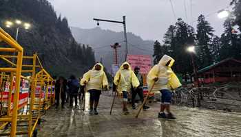 Yatra suspended on Baltal Axis following heavy rains