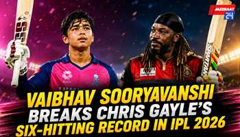 Vaibhav Sooryavanshi Breaks Chris Gayle’s Six-Hitting Record in IPL 2026


