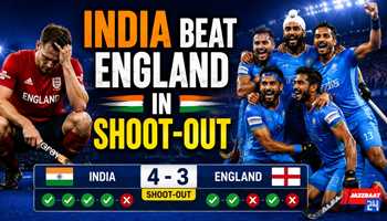 India Beat England in Shoot-Out