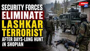 Security Forces Eliminate Lashkar Terrorist After Days-Long Hunt in Shopian