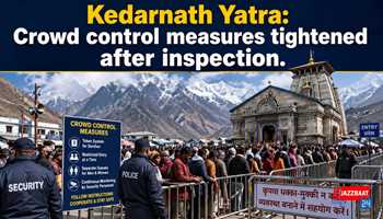 Kedarnath Yatra: Crowd control measures tightened after inspection
