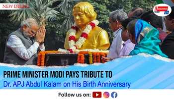 Prime Minister Modi Pays Tribute to Dr. APJ Abdul Kalam on His Birth Anniversary

