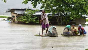 Flood-like situation once again grips Assam