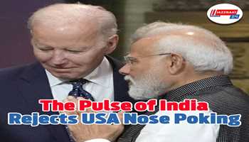 The pulse of India Rejects USA nose poking 
