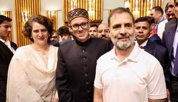 Rahul Gandhi's Emotional Response After Omar Abdullah's Swearing-In as J&K CM
