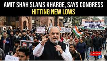 Amit Shah slams Kharge, says Congress hitting new lows