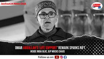 Omar Abdullah’s ‘Life Support’ Remark Sparks Rift Inside INDIA Bloc, BJP Mocks Chaos
