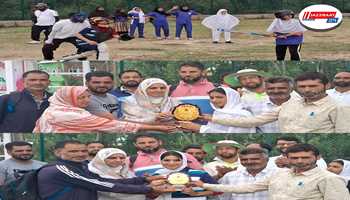 YSS Kulgam Hosts U/14 & U/17 Girls Baseball Tournament: Zone HCGam and Zone Devsar Emerge Victorious