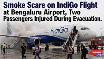 Smoke Scare on IndiGo Flight at Bengaluru Airport, Two Passengers Injured During Evacuation