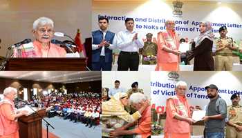Justice Delivered: LG Manoj Sinha Hands Over Appointment Letters to Kin of Terror Victims in J&K