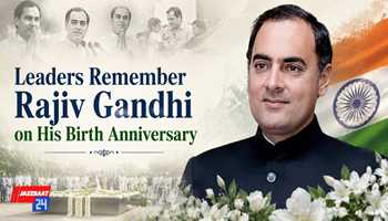 Leaders Remember Rajiv Gandhi on His Birth Anniversary