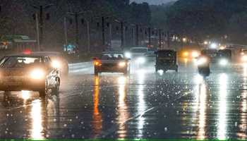 Delhi-NCR Drenched in Heavy Rain, IMD Issues Red Alert