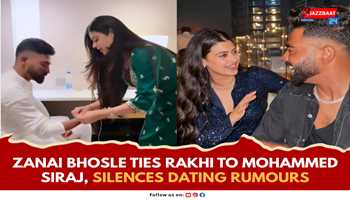 Zanai Bhosle Ties Rakhi to Mohammed Siraj, Silences Dating Rumours