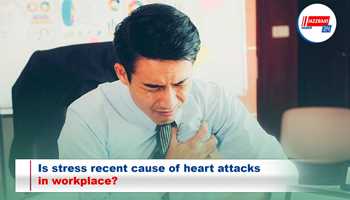 Is stress recent cause of heart attacks in workplace?
