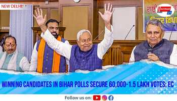 Winning Candidates in Bihar Polls Secure 60,000-1.5 Lakh Votes: EC

