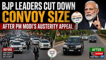 BJP Leaders Cut Down Convoy Size After PM Modi’s Austerity Appeal