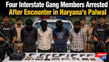 Four Interstate Gang Members Arrested After Encounter in Haryana’s Palwal