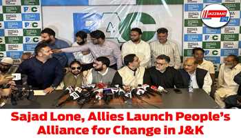 Sajad Lone, Allies Launch People's Alliance for Change in J&K