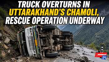 Truck Overturns in Uttarakhand’s Chamoli, Rescue Operation Underway