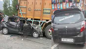 Two Kulgam Residents Killed, Two Critically Injured in Awantipora Road Accident