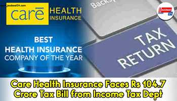 Care Health Insurance Faces Rs 104.7 Crore Tax Bill from Income Tax Dept
