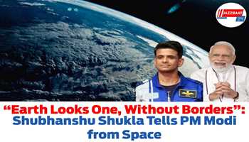 “Earth Looks One, Without Borders”: Shubhanshu Shukla Tells PM Modi from Space