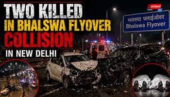 Two Killed in Bhalswa Flyover Collision in New Delhi