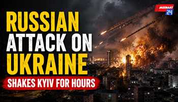 Russian Attack on Ukraine Shakes Kyiv for Hours