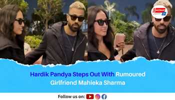 Hardik Pandya Steps Out With Rumoured Girlfriend Mahieka Sharma
