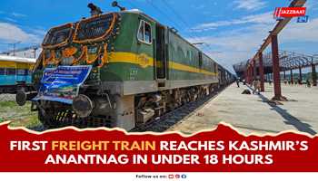 First Freight Train Reaches Kashmir’s Anantnag in Under 18 Hours