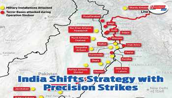India Shifts Strategy with Precision Strikes. 