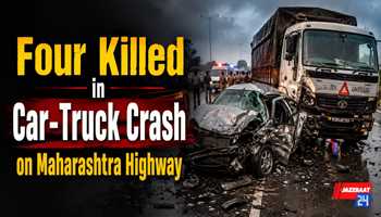 Four Killed in Car-Truck Crash on Maharashtra Highway