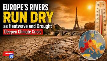 Europe’s Rivers Run Dry as Heatwave and Drought Deepen Climate Crisis