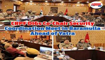 DIG NKR, DIG NKOR (CRPF) Co- Chaired Security Coordination & Pre-Yatra preparation meet in Baramulla