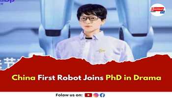 China First Robot Joins PhD in Drama