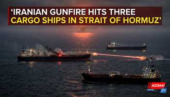 Iranian gunfire hits three cargo ships in Strait of Hormuz