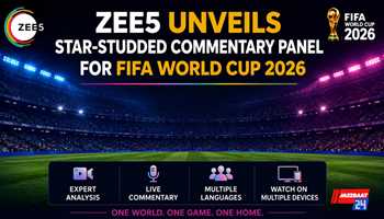 ZEE5 Unveils Star-Studded Commentary Panel for FIFA World Cup 2026