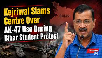 Kejriwal Slams Centre Over AK-47 Use During Bihar Student Protest