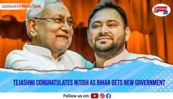 Tejashwi Congratulates Nitish as Bihar Gets New Government
