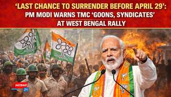 “Last chance to surrender before April 29”: PM Modi warns TMC ‘goons, syndicates’ at West Bengal rally