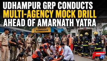 Udhampur GRP Conducts Multi-Agency Mock Drill Ahead of Amarnath Yatra