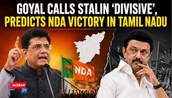 Goyal Calls Stalin ‘Divisive’, Predicts NDA Victory in Tamil Nadu